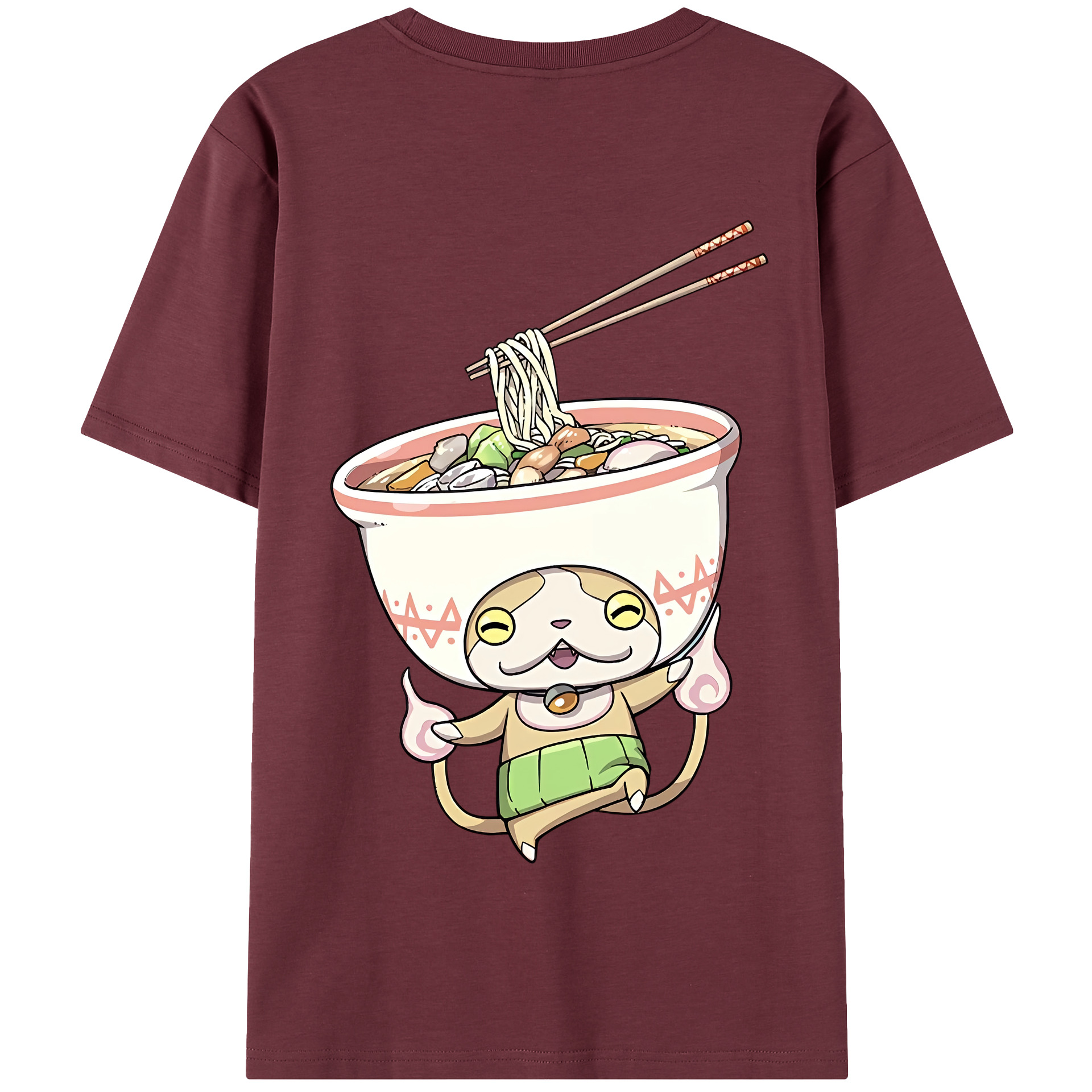（画像用） 妖怪ウォッチ Yo-kai Watch 綿100％半袖Tシャツ（背面プリント）